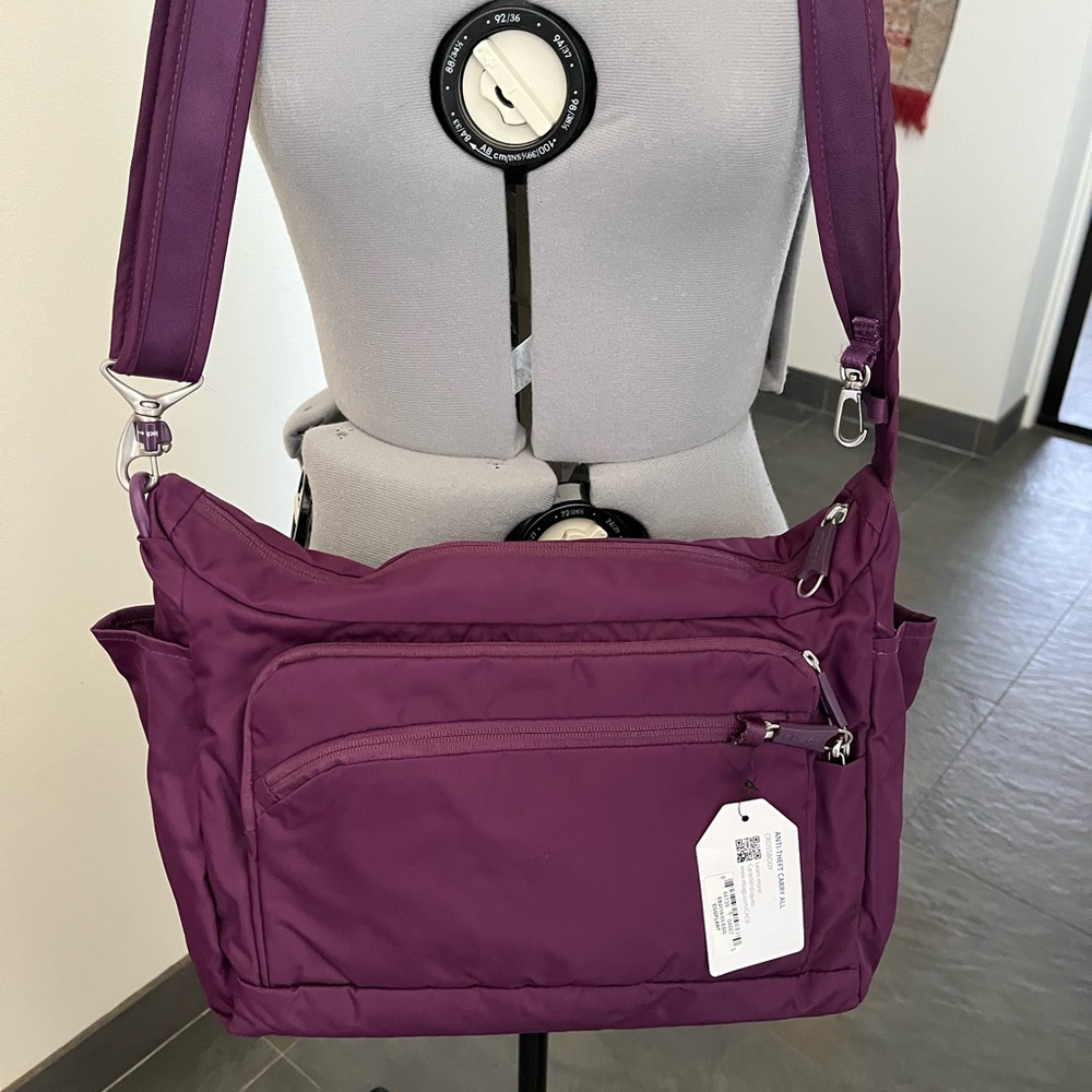 Elegant Purple Crossbody Bag